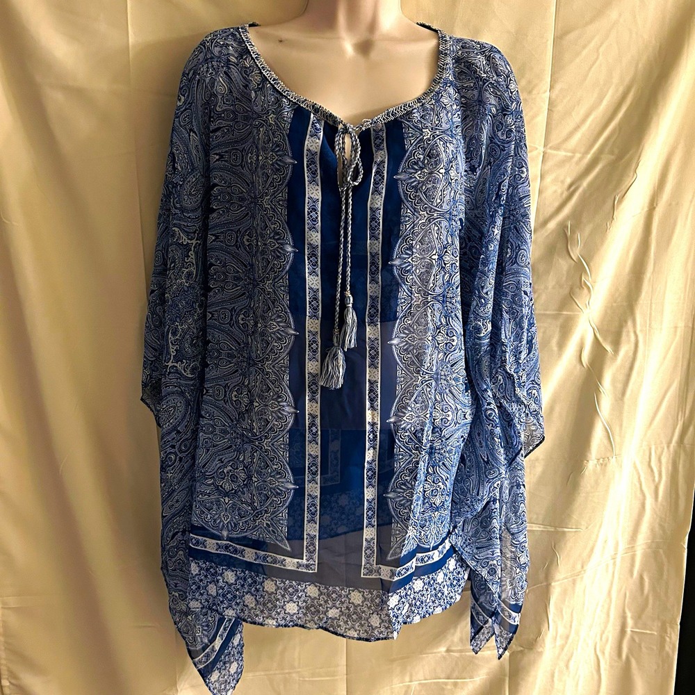New 1X New directions woman medley flare top #1707*8